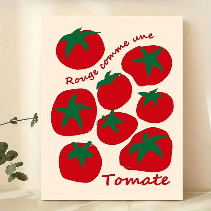 Photography Art - Moderne bunte rote Tomaten Wandkunst Drucke