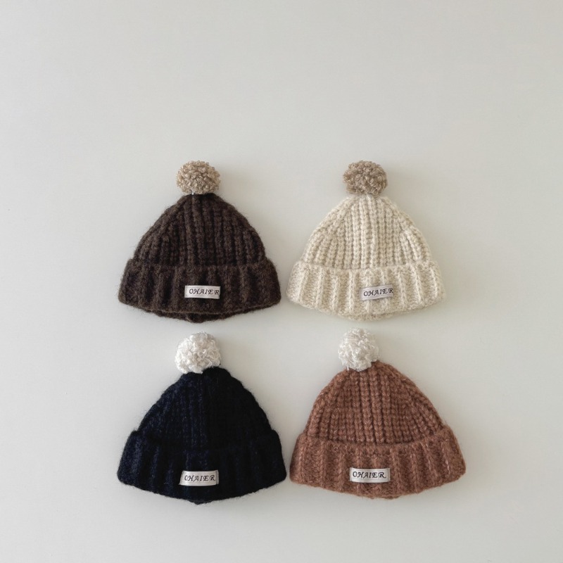 Photography Of The Year 2025 - Koreanische INS Casual Einfarbig Baby Beanie