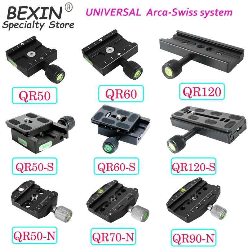 Fluid Head Tripod - BEXIN QR-Serie Stativ-Kugelkopfadapter aus Aluminiumlegierung mit