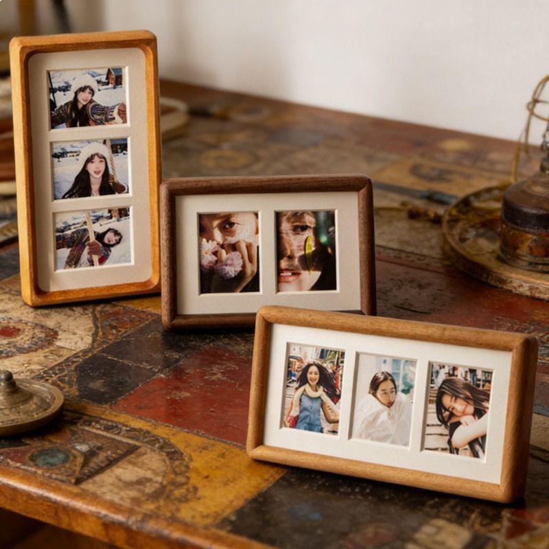Photography Narrative - Fotorahmen aus massivem Holz mit mehreren