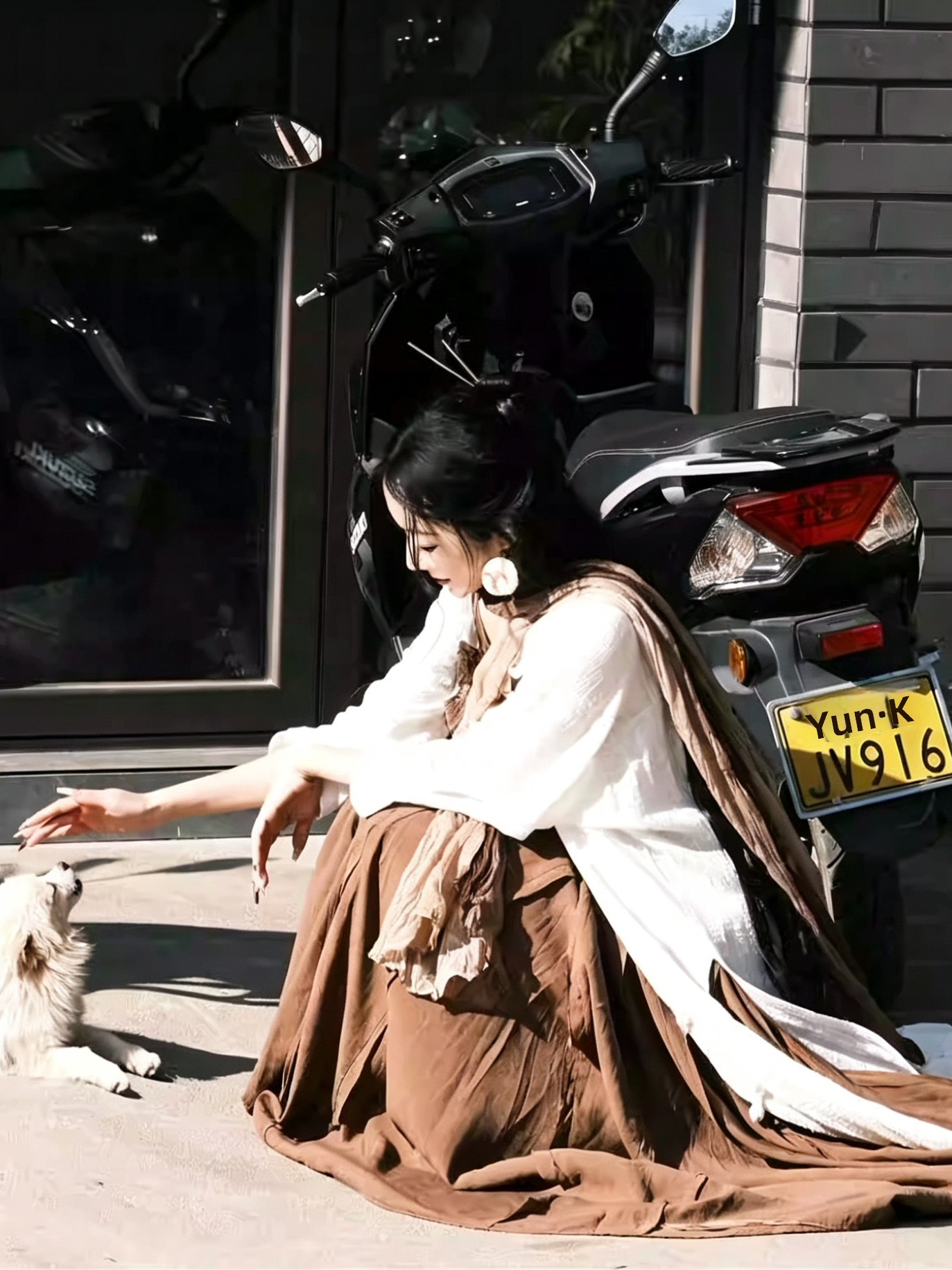 Photography Zen - Neues chinesisches Damenkleid im Zen-Stil: Märchenhafte