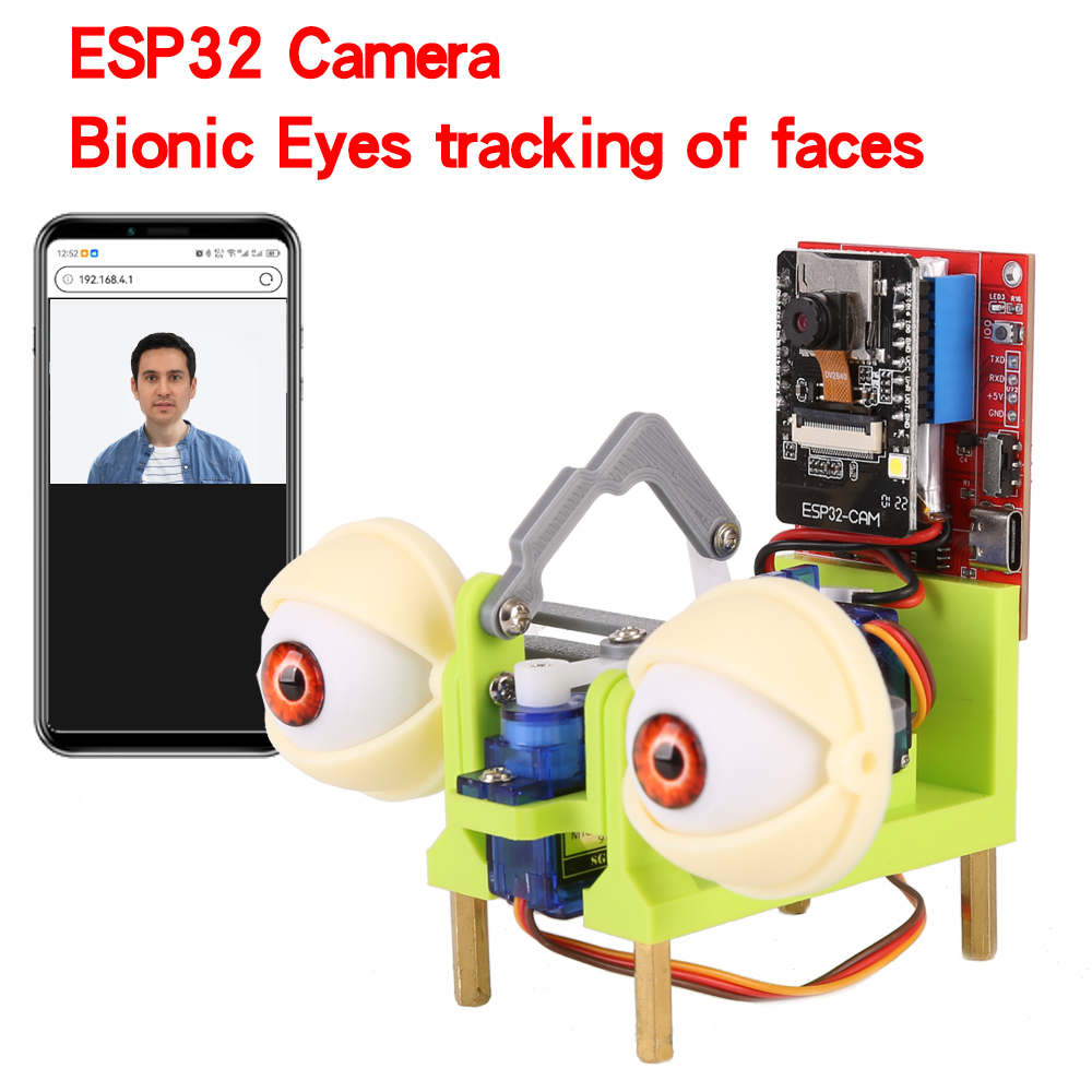 Photography Journalism - WatchEye ESP32 Kamera Bionic Eyes Tracking
