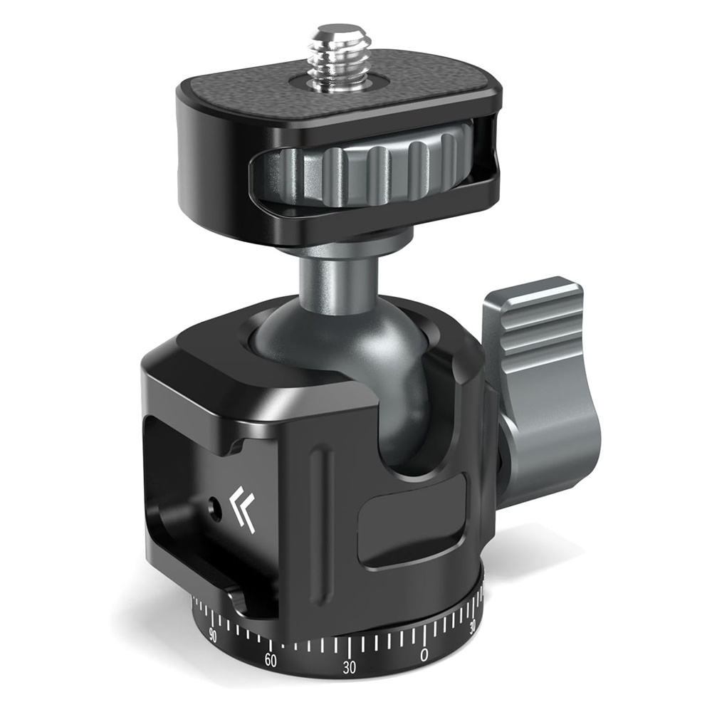 Fluid Head Tripod - Aluminium Mini Kugelkopf Panorama Stativ kopf