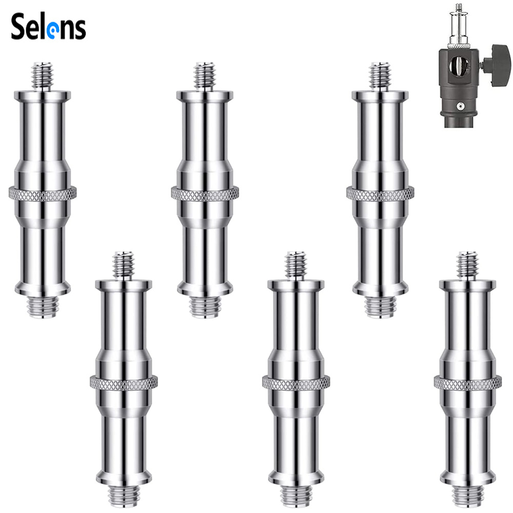 Fluid Head Tripod - Selens 3-teilige Standard-3/8 bis 1/4-Adapter-Gewindeschraube für