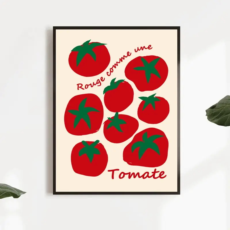 Moderne bunte rote Tomaten Wan – Photography Art Bewertung und Preis