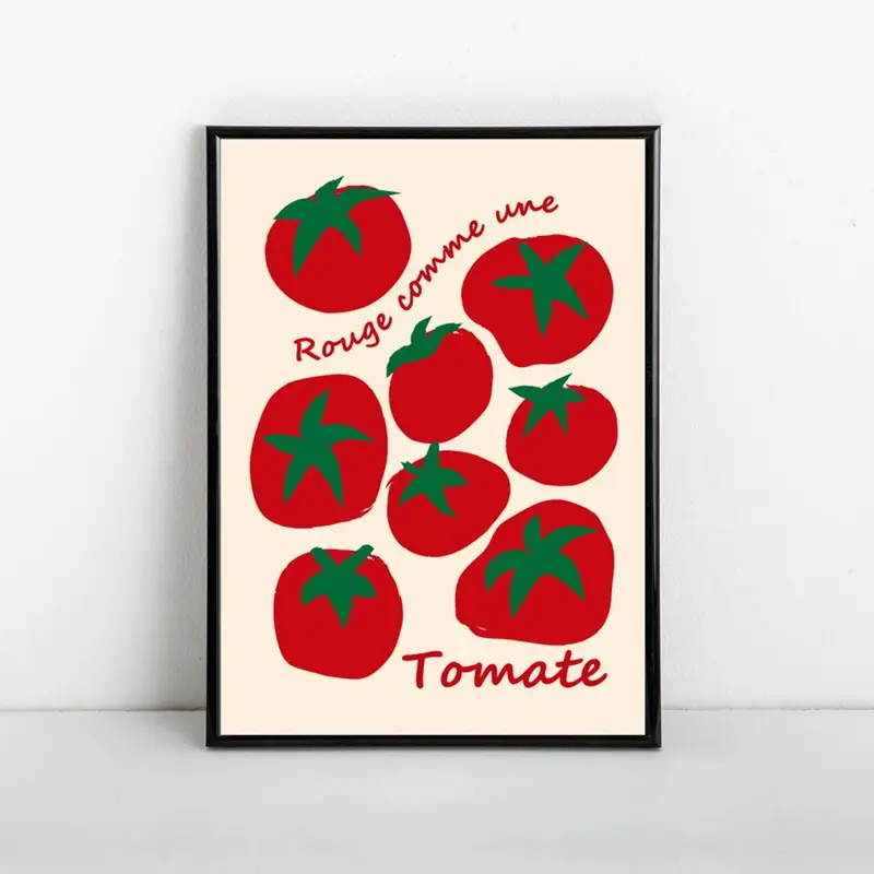 Moderne bunte rote Tomaten Wan – Photography Art Bewertung und Preis