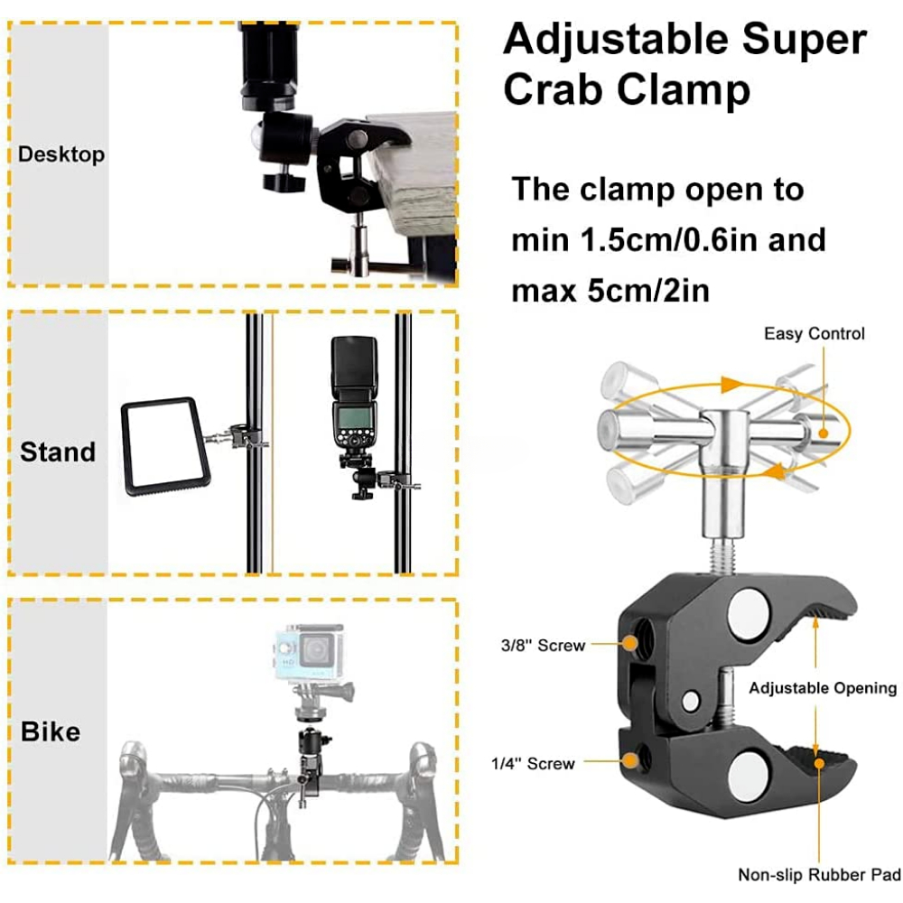 ERIKOLE Super Clamp mit 360° ° – Fluid Head Tripod Bewertung und Preis