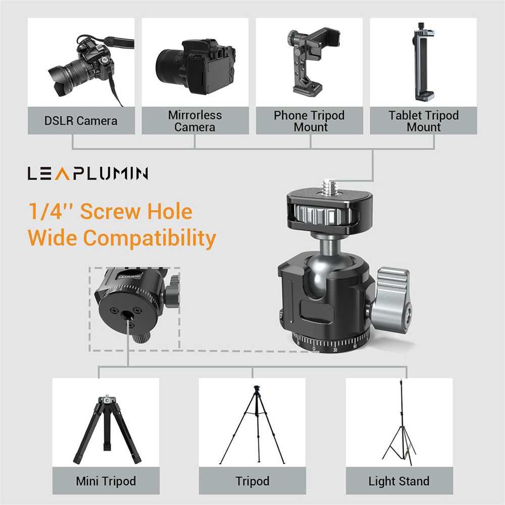 LEAPLIGHT Mini-Kugelkopf aus M – Fluid Head Tripod Bewertung und Preis