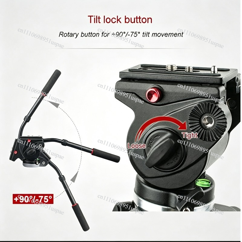 JY0508 Professionelles Kameras – Fluid Head Tripod Bewertung und Preis