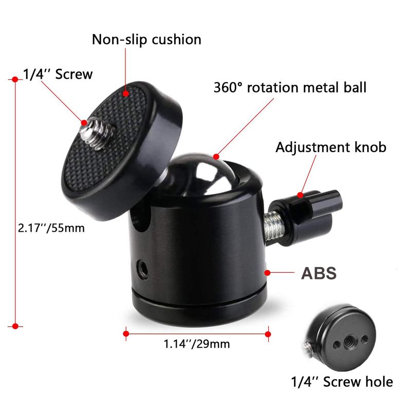 Kugelkopf-Adapterhalterung mit – Fluid Head Tripod Bewertung und Preis