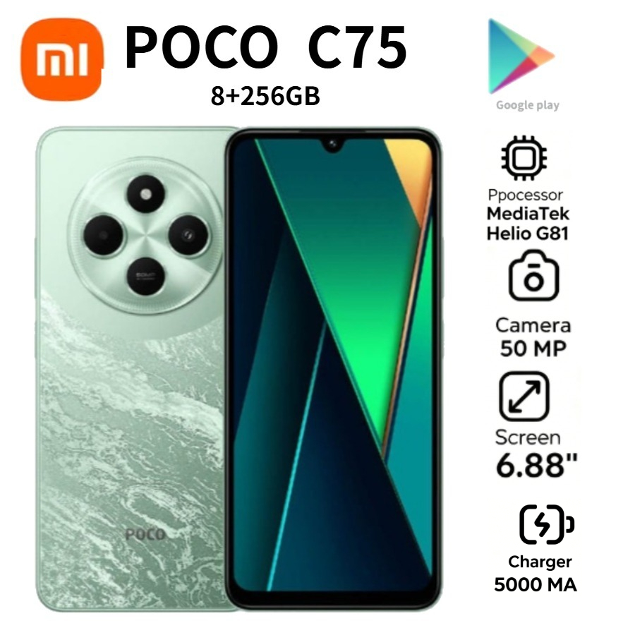 2026 Neues POCO C75 Global And – Photography Sim Bewertung und Preis