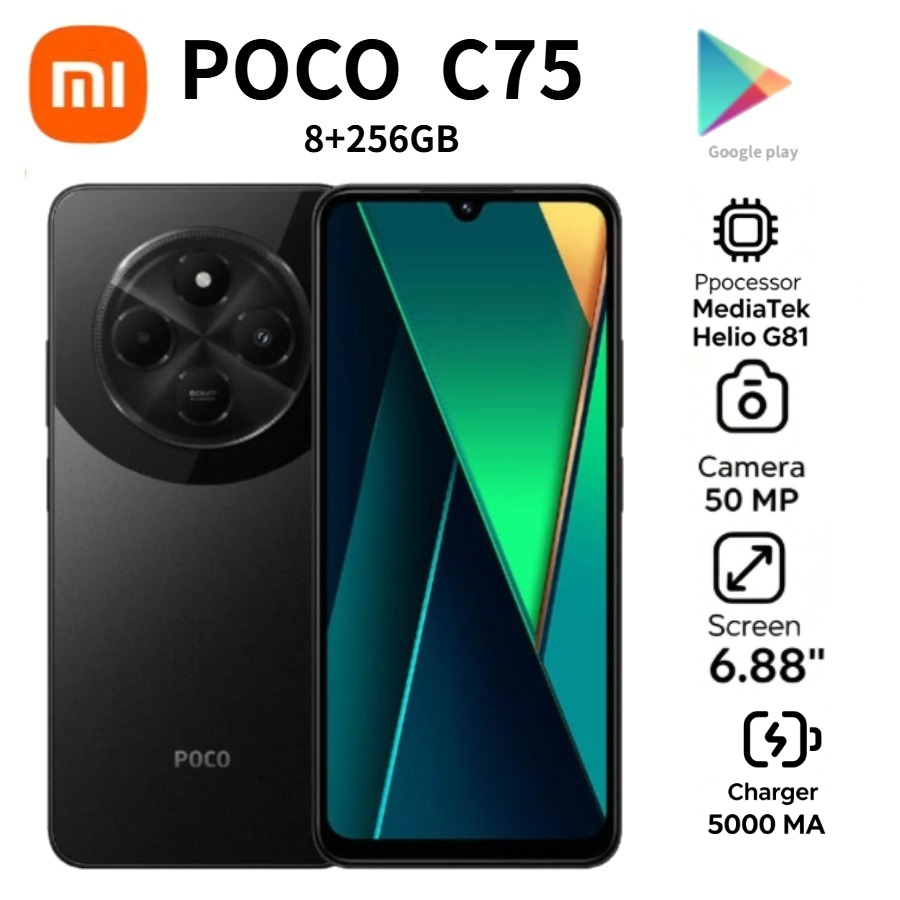 2026 Neues POCO C75 Global And – Photography Sim Bewertung und Preis