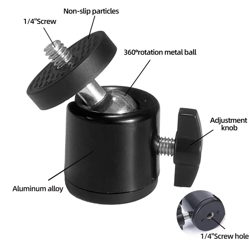 Kamera-Adapter mit Blitzschuh, – Fluid Head Tripod Bewertung und Preis