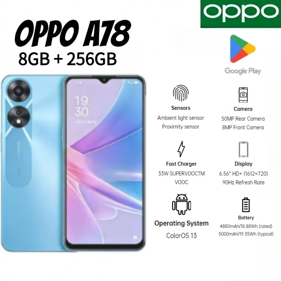 2026 Neuestes OPPO A78 Global  – Photography Sim Bewertung und Preis